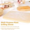 thumbnail image 5 of Pizza Stone 5 PCS Set, 15 x 12" Large Rectangle Pizza Stone Set for Oven and Grill with Metal Pizza Peels & Cutter Rocker, 0.6'' Thickened Stone Pizza Pan, Baking Stone for Pizza, Bread, 5 of 7