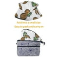 thumbnail image 5 of DLAPL Cute Print Bucket Hat for Women Men Teens Summer Beach Fisherman Cap, Pineapple White, 5 of 5