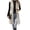 Beige, variant on BXJX Womens Corduroy Vests, Mid-length Button Down Sleeveless Lapel Collar Fall Outerwear with Pockets Gray Size S-2XL