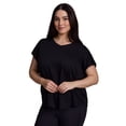thumbnail image 4 of RBX Active Women's Plus Size Yoga V-Neck Soft Jersey Tee, 4 of 4