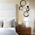 thumbnail image 6 of 5PCS/Set DIY Wall Art Home Decor Mural Wall Stickers 3D Circles Round Decals PINK 5PCS, 6 of 8