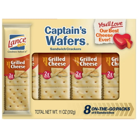 UPC 076410525938 product image for Lance Captain's Wafers Grilled Cheese Sandwich Crackers, 8 Ct | upcitemdb.com