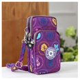 thumbnail image 2 of Woman‘s Cell Phone Bag with Large Capacity Wrist Strap Prints Design for Outdoor School Office Commute, 2 of 2