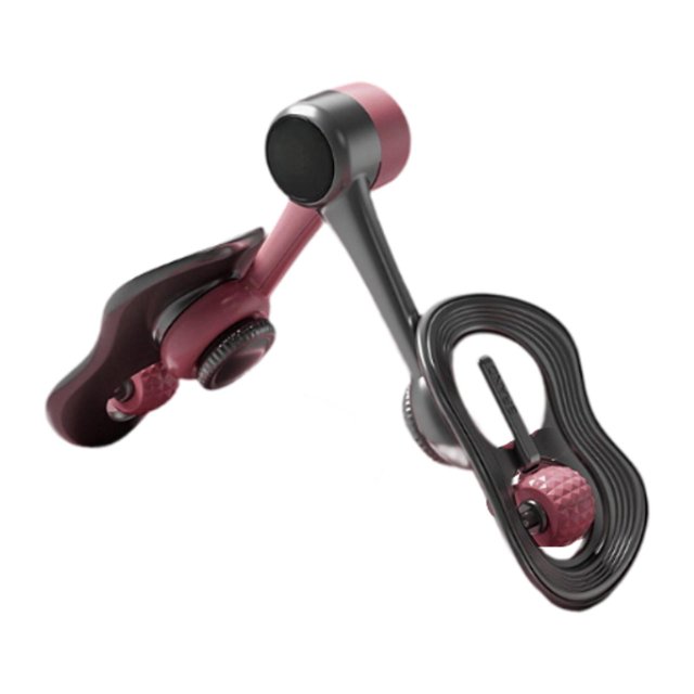 koolsoo Inner Thigh Exerciser Anti Slip Arm Training Lightweight Hip Thigh Exerciser Pink