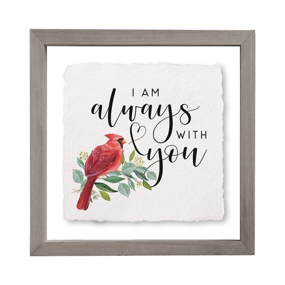 Sincere Surroundings 359462 Floating Art Square - Always with You - 10 x 10 in.