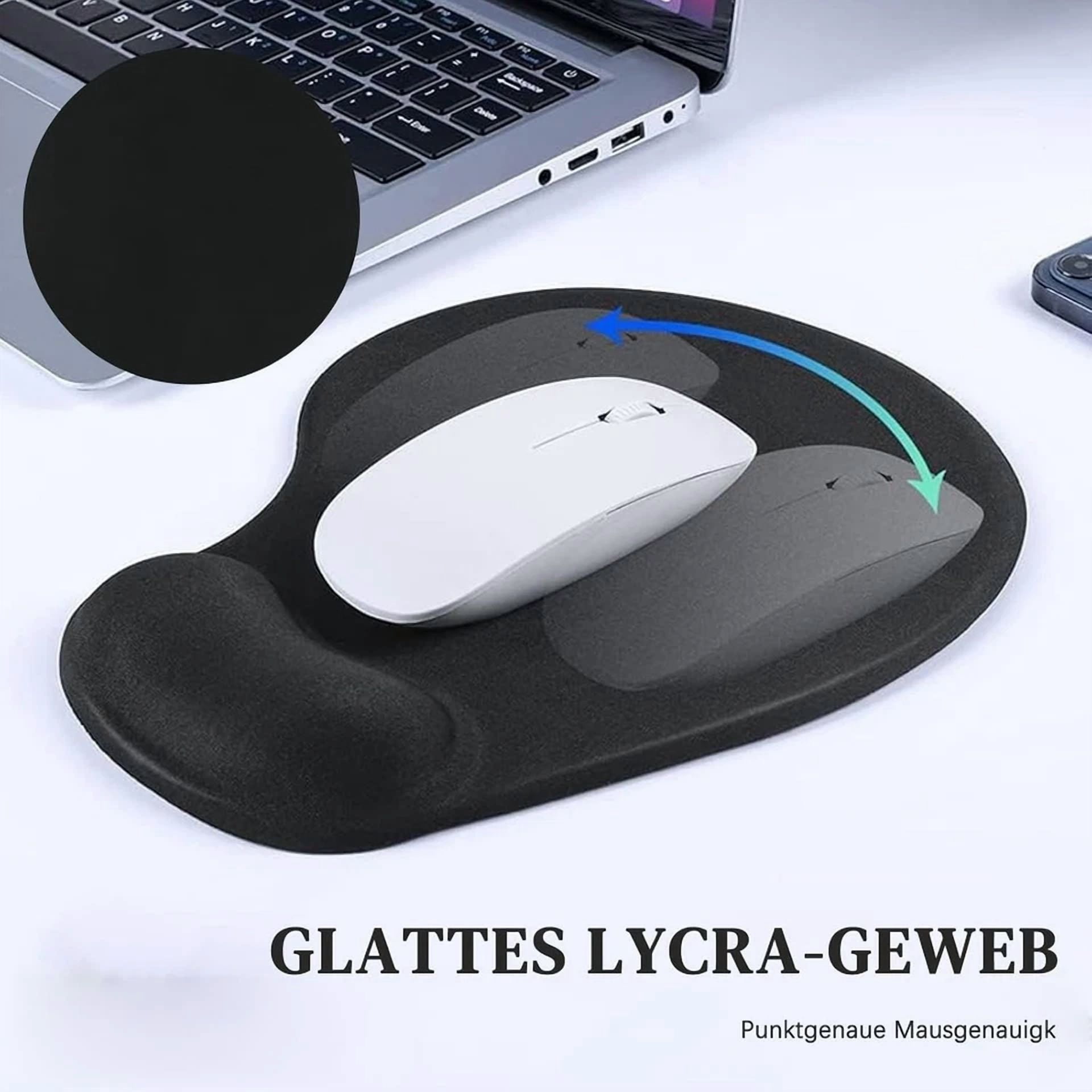 BUTTERFLY- Mouse Pad With Wrist Support, Portable And Comfortable Mouse Pad Suitable For Co