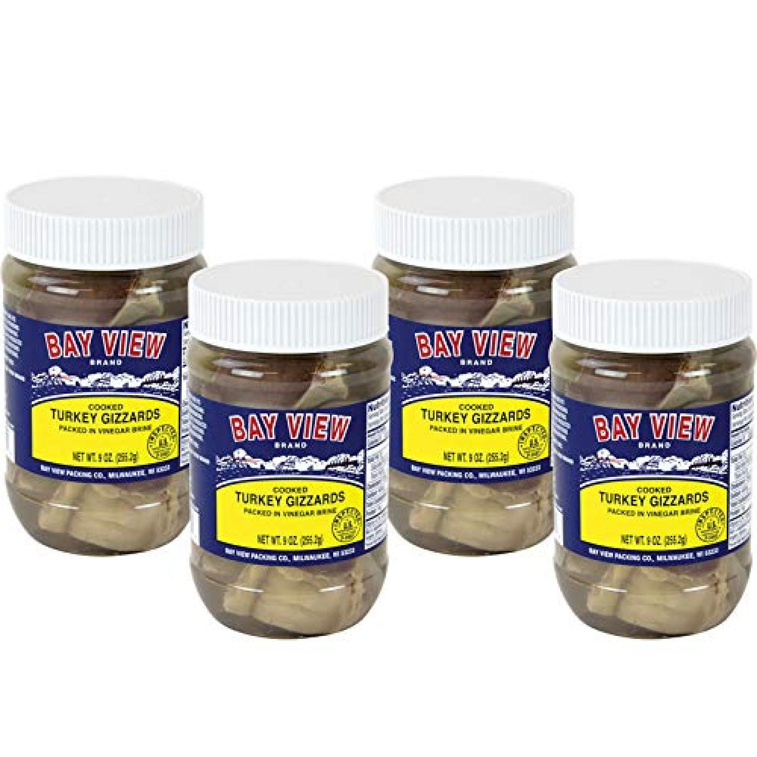 Gourmet Pickled Turkey Gizzards 4 Jars