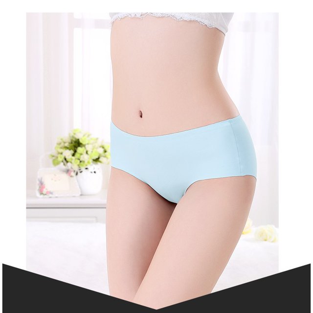 Ice Silk 2022 Bragas Sin Costuras Para Mujer Ropa Interior Fresca Transpirable Cómoda Estirable Ultra Ligera Cintura Bajapangjing