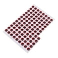 thumbnail image 2 of 100x señuelos de pesca Ojos holográficos Cola Accesorios de pesca con mosca rojo 8 mm Ojos del señuelo de la pesca, 2 of 8
