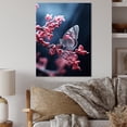 thumbnail image 2 of Designart "Enchanted Frost of Winter I" Animals Metal Wall Art, 2 of 5