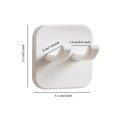 thumbnail image 4 of Cateissary Colgador para colgar en la pared, gancho de almacenamiento autoadhesivo para dormitorio, sala de estar, cocina, organización, toallas, Organizadores de utensilios de cocina, 4 of 6