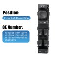 thumbnail image 2 of Interruptor de control principal del panel del botón de elevación del interruptor de la ventanilla eléctrica del coche del lado de la transmisión delantera izquierda 10398564 15112971, 2 of 10