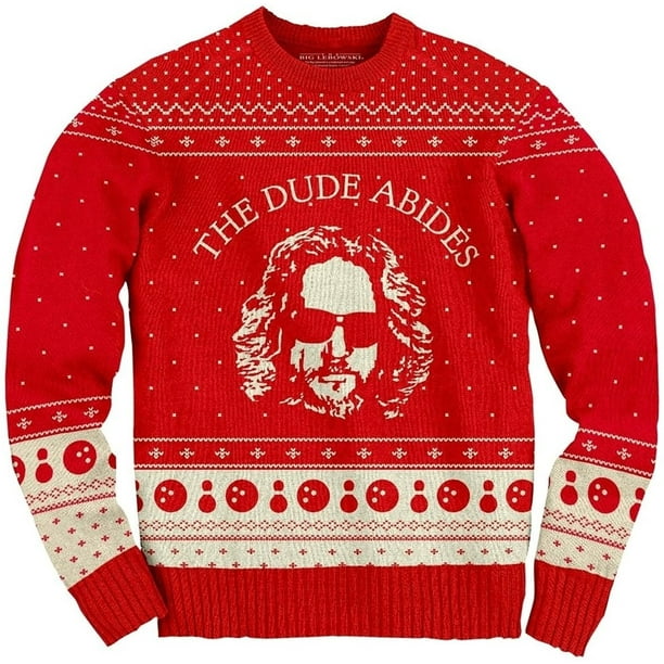 Dude abides christmas sweater clearance