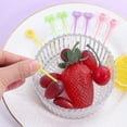thumbnail image 3 of 4set Dessert Children Fruit Forks Party Decoration Cute Mini Toothpicks Kids Food, 3 of 3