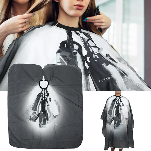 Práctica Capa De Corte De Pelo, Impermeable, Duradero, Delantal De Salón, Peluquería Para El Hogar, Adultos, Barbeshop