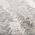 thumbnail image 3 of Gray Silver Metallic Tonal Print Throw Pillow, 3 of 6