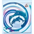 thumbnail image 5 of Dundee Deco's Wind Spinner in Gift Box - 3D Hanging Indoor Outdoor Yard Garden Decoration - Mandala - Dolphins, Stars - Blue - 12 inch - Unique Gift Idea For Men Women, Souvenir, Present, 5 of 7
