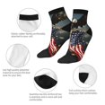 thumbnail image 5 of Naloa North American Bald Eagle1 Ankle Socks for Women Non Slip Socks No Show Socks Classic Low Cut Casual Socks Casual Socks, 5 of 7