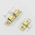 thumbnail image 3 of 5PCS Home Cassette Furniture Closer Door Spring Clip Cabinet Door Catch Hidden Door Closer Door Suction Furniture Door Stopper SILVER S, 3 of 8