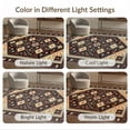 thumbnail image 7 of ODIKA 9'x12' Washable Area Rug Non-Shedding, Easy Care Abstract Grid Boho Geometric Border Interlocking Lattice Motif for Master Suite, California King, Under Bed, 7 of 7