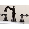 thumbnail image 2 of Kingston Brass FSC1975AL English Classic Two-Handle 3-Hole Deck Mount Widespread Bathroom Faucet with Pop-Up Drain in Oil Rubbed Bronze, 2 of 8