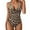 swimsuit 64#Brown, variant on WAYUTE Womens One Piece Swimsuits Leopard Prints Push Up Rash Guard Stretch Tummy Control Trendy Beach Swimming Swimwear