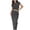 Grey, variant on Jane Wardrobe Women’S Casual 2-Piece Outfit Set, Short Sleeve Crew Neck Fitted Crop Top With High Waist Bodycon Maxi Skirt, Soft Stretch Polyester Fabric, 2pcs, Sizes S M L XL XXL