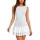 thumbnail image 1 of Minivestido para mujer: falda con volantes de doble capa, vestido sin mangas ajustado, tallas S-XL, 1 of 4