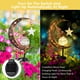 thumbnail image 4 of lámpara solar de jardín, decorativa con forma de luna, para exteriores, LED, ideal para caminos, patios, balcones y decoración (hada), 4 of 5