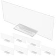thumbnail image 6 of NUOLUX 10 Cards 10 Bases Acrylic Place Card Tabletop Card Sign For Event Decorations Square Transparent, 6 of 8