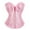 Pink, variant on HNMKIU Crop Tank Tops For Women Corset Top Lace Up Satin Boned Overbust Corset Bustier Top Plus Size Bridal Lingerie Bodyshaper Gothic Underbust Corset Top Bodysuit Sexy