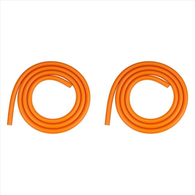 2X Bike Internal Housing Damper Shifter Brake Cable Routing Bicycle Frame Protection Sound Insulation Sponge Orange