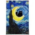 thumbnail image 1 of Lienzo vintage de Monet para pared, famosas pinturas al óleo, Monets, lirios de agua, póster de gato negro, estampado floral de gato divertido, galería abstracta de granja, decoración estética de la h, 1 of 4