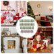 thumbnail image 3 of 45Pcs Decorations Artificial Pine Branches Holly Berries Red Berry Stems for Xmas Tree Wreaths Gift, 3 of 5