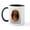 White/Black Inside, variant on CafePress - Dachshund Red Longhair 1 Mug - 11 oz Ceramic Mug - Novelty Coffee Tea Cup
