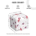 thumbnail image 2 of Tissue Box Cover, pink flamingo C Leather Tissue Box Holder Square for Bathroom, Waterproof Box Cover Decorative for Vanity Countertop/Night Stands/Office Desk, 2 of 5