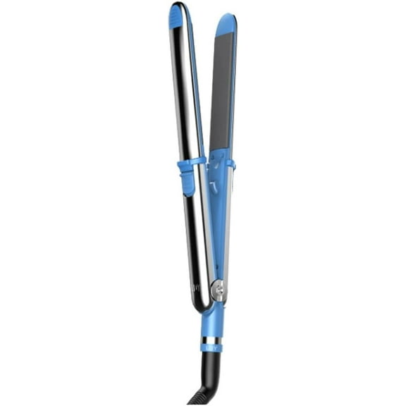 Hair Straightener and Curler Professional Ceramic 2 in 1 Flat Iron Instant Heat Up with Automatic Shut Offand Digital LCD Display
