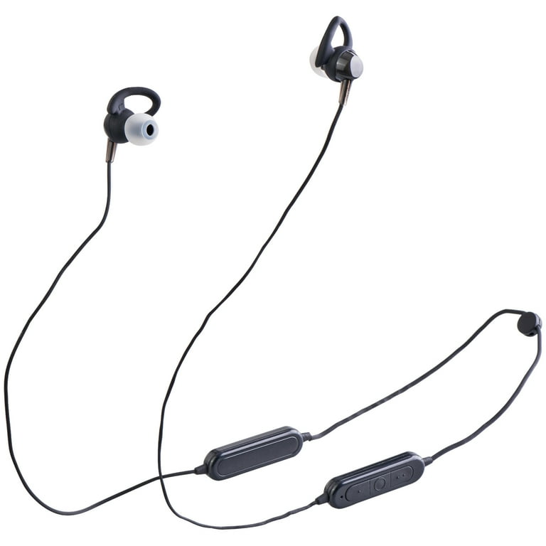 onn. Wireless Bluetooth Sport Earbuds Black Walmart