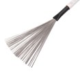 thumbnail image 3 of Drum Brush Steel Wire Maple Wooden Handle Percussion Tool Instrument Accessory Set Kit White, 3 of 14