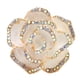 thumbnail image 2 of Broche de pétalos de diamantes de imitación, broche de flor blanca, broche de pétalo, broche de aleación, diseño de próxima generación Jadeshay A, 2 of 8