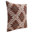 thumbnail image 3 of Harlow Hill 20" x 20" Rust/Off-White Geometric Cotton Adult Decorative Throw Pillow Cover, 3 of 8