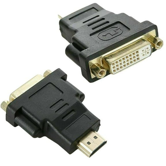 DVI Female to HDMI Male Connector Adapter Converter 1080P PC Desktop TV Laptop