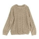 thumbnail image 2 of Ailaofu Womens Fluffy Comfortable Cozy Pajama Set Pullover Lounge Home Warm Wear for Winter, 2 of 7