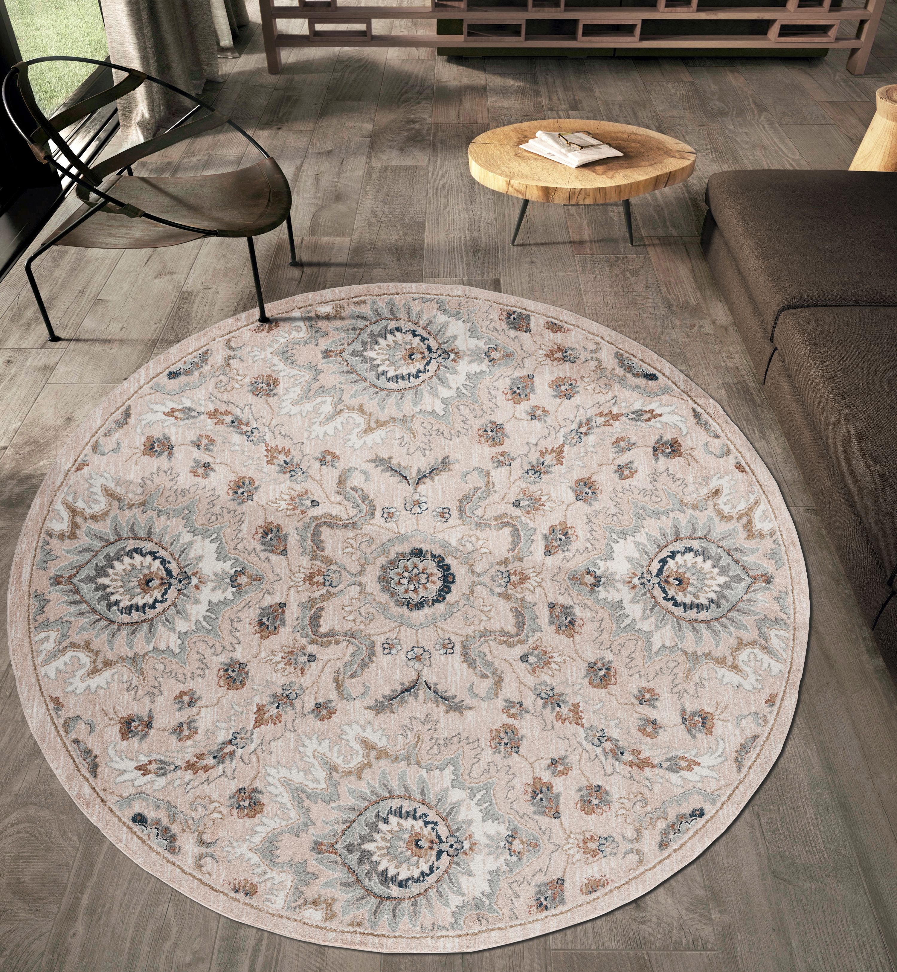 United Weavers Eldersburg Fredrickton Beige Transitional Plush Microfiber/Polyester Area Rug or Runner
