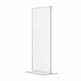 thumbnail image 2 of 25 Pack Acrylic Sign Holder for 4" x 9" Literature Double Sided Upright Bottom Load Clear Graphic Image Display for Countertops in Retail Stores Reception Areas and Restaurants by Marketing Holders, 2 of 4