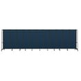 thumbnail image 2 of NPS Room Divider 6' Height 11 Sections Blue Panel Black Frame, 2 of 3