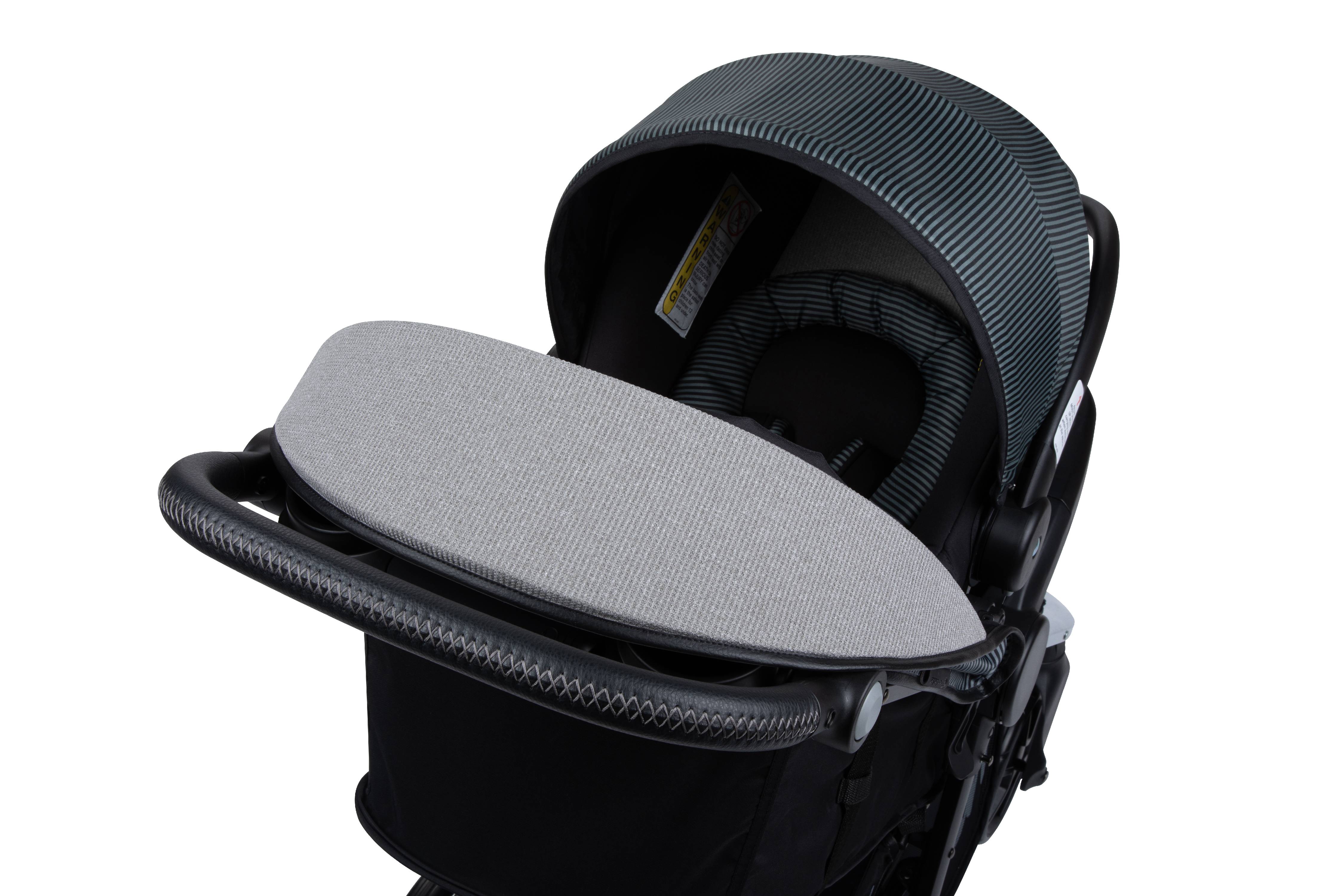 Monbebe Dash Travel System Stroller and Infant Car Seat, Pinstripe - image 2 of 13