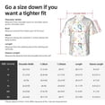 thumbnail image 5 of Yiaed Cute Tennis Rackets Print Hawaiian Shirt for Men Short Sleeve Button Down Shirts Beach Shirts for Men,XX-Large, 5 of 7