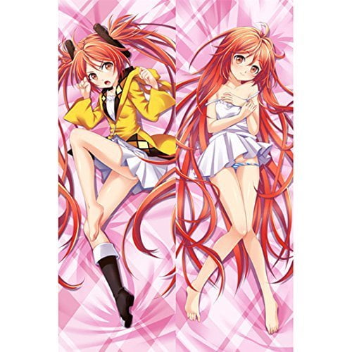 FUNCASES Cute Japanese Anime Dakimakura Black Bullet Aihara Enju Lovely Loli Hugging Body Pillow Case Cover 150x50cm tricot Walmart