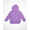 thumbnail image 2 of A FOR ADLEY Designed Adley's Neon Rainbow Hoodies, Great Colors With a Black Neon Logo That Really Pops (US, Numeric, 2, 3, Regular, Light Purple), 2 of 4